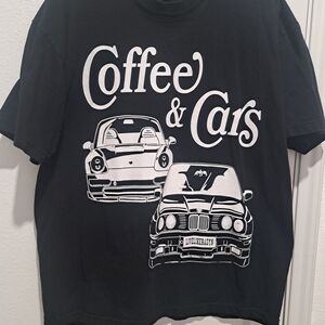 Coffee & Cars Black T-Shirt